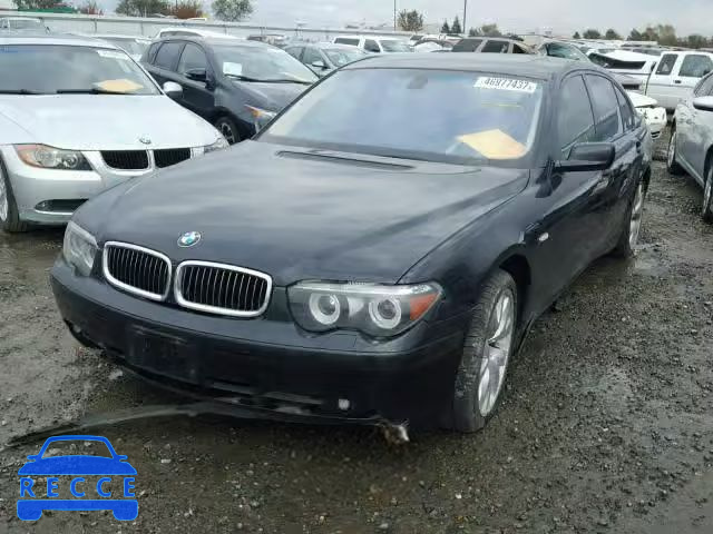 2004 BMW 745 LI WBAGN63524DS53858 зображення 1
