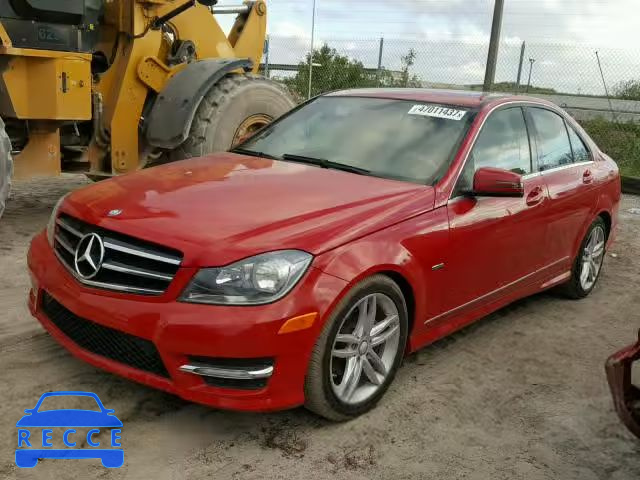 2012 MERCEDES-BENZ C 250 WDDGF4HB8CR230434 зображення 1