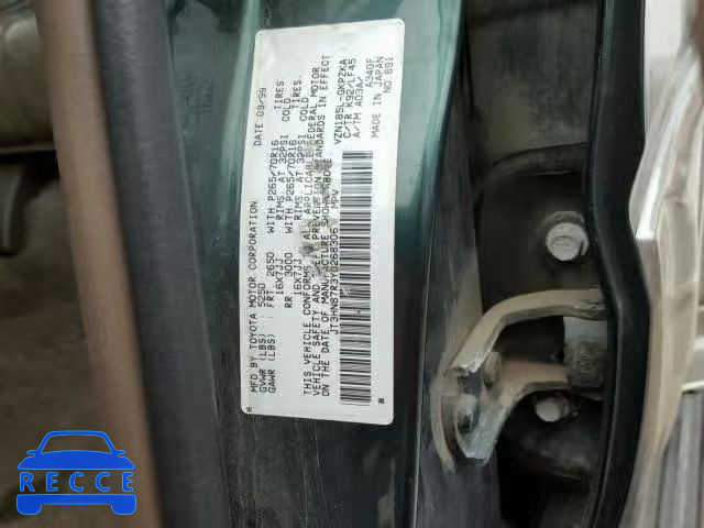 2000 TOYOTA 4RUNNER LI JT3HN87R3Y0268306 зображення 9