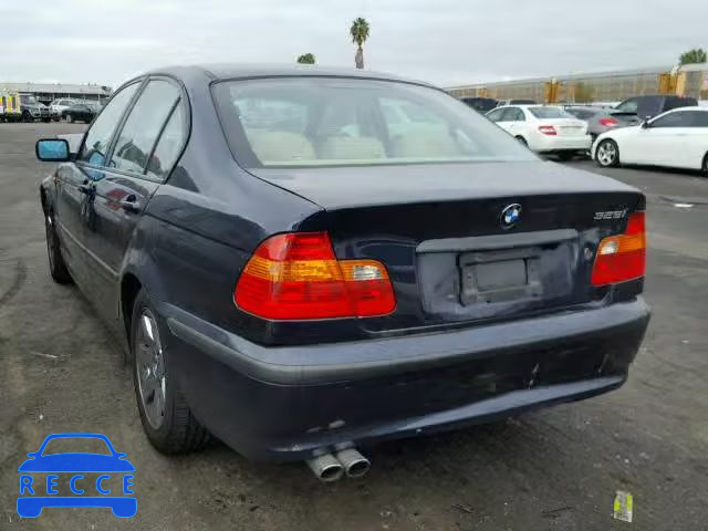 2003 BMW 325 I WBAAZ33493KP78507 image 2
