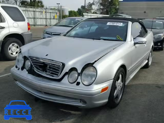 2000 MERCEDES-BENZ CLK 430 WDBLK70GXYT031682 зображення 1