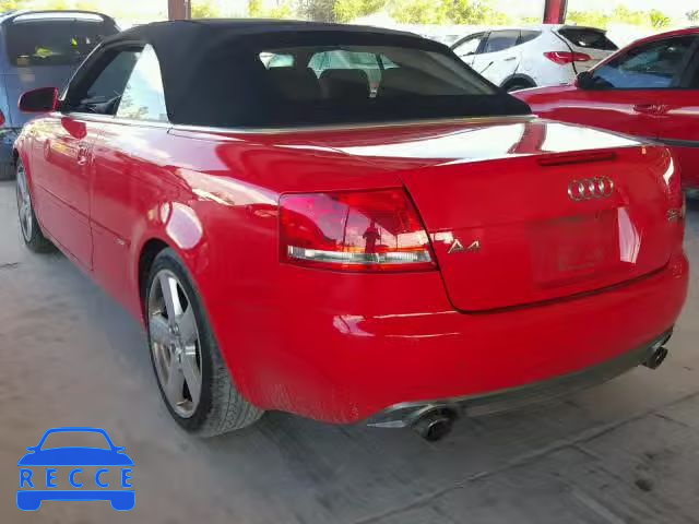 2007 AUDI A4 S-LINE WAUEH48H27K021833 image 2