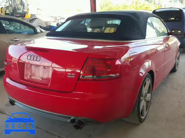 2007 AUDI A4 S-LINE WAUEH48H27K021833 image 3