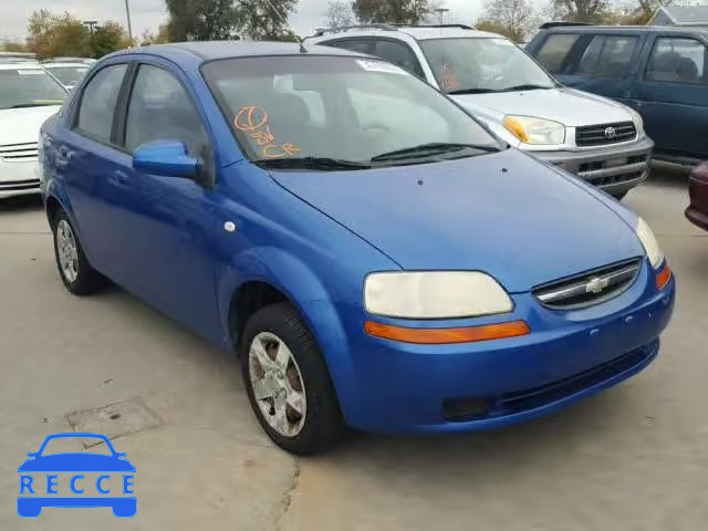 2005 CHEVROLET AVEO BASE KL1TD52635B318097 зображення 0