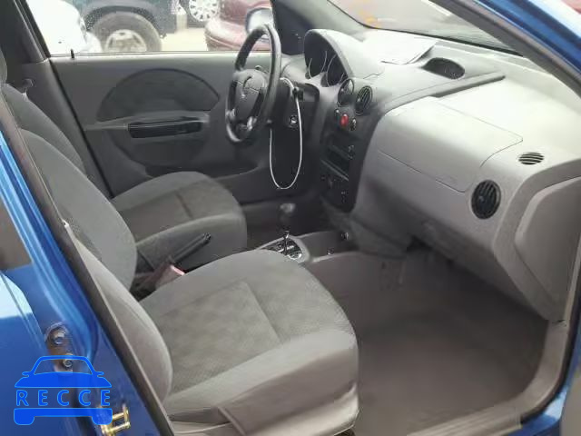 2005 CHEVROLET AVEO BASE KL1TD52635B318097 зображення 4
