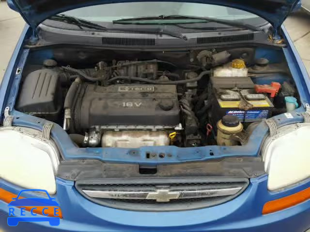2005 CHEVROLET AVEO BASE KL1TD52635B318097 зображення 6