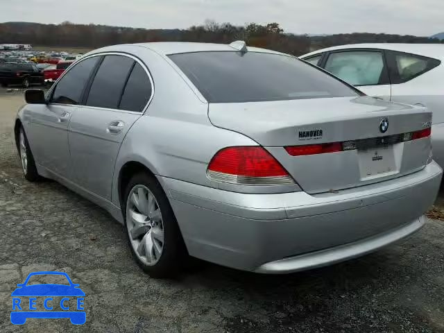 2003 BMW 745 I WBAGL63403DP67655 image 2