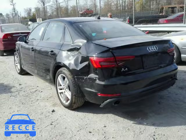 2017 AUDI A4 PREMIUM WAUGNAF49HN058832 image 2