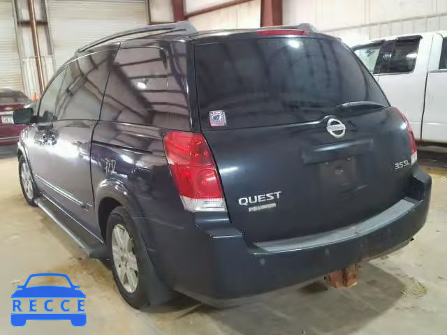 2005 NISSAN QUEST S 5N1BV28U45N135288 Bild 2