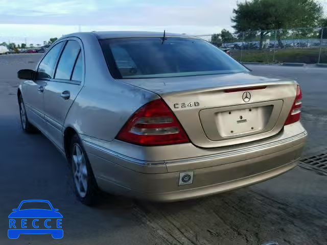 2003 MERCEDES-BENZ C 240 WDBRF61J23F298762 зображення 2