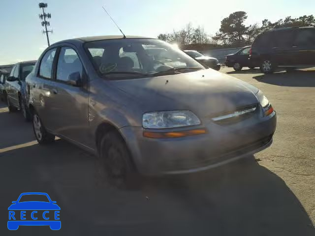 2006 CHEVROLET AVEO BASE KL1TD56656B664986 image 0