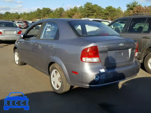 2006 CHEVROLET AVEO BASE KL1TD56656B664986 image 2