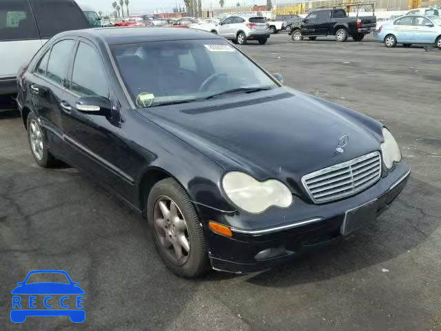 2001 MERCEDES-BENZ C 240 WDBRF61J01F090179 image 0