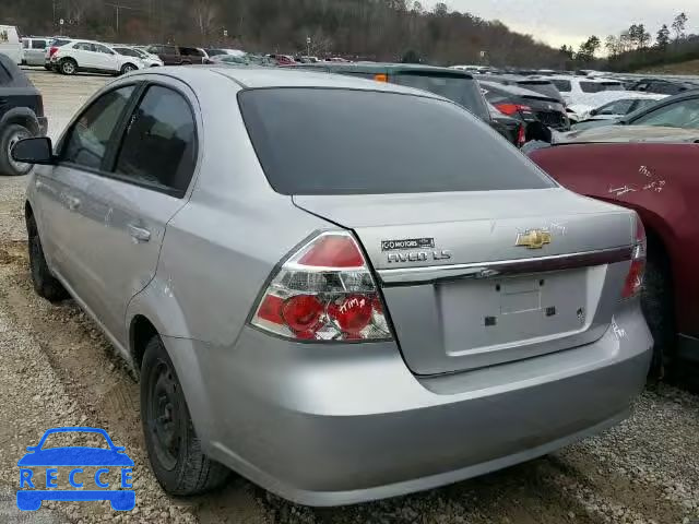 2008 CHEVROLET AVEO BASE KL1TD56658B145309 image 2