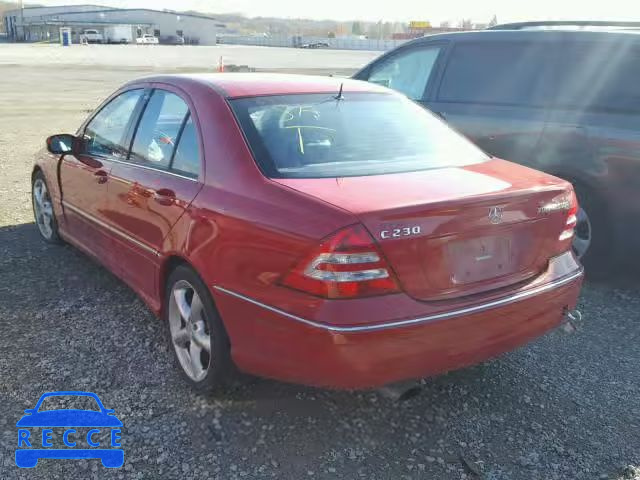 2005 MERCEDES-BENZ C 230K SPO WDBRF40J45F714660 image 2