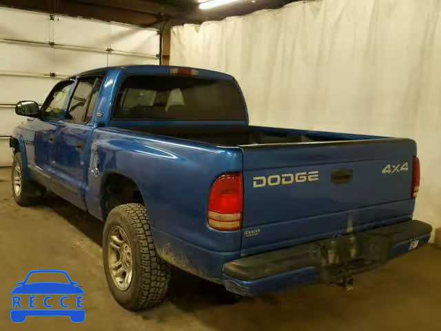 2001 DODGE DAKOTA QUA 1B7GG2AX81S175460 image 2