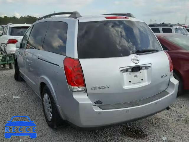 2005 NISSAN QUEST S 5N1BV28U15N139153 Bild 2