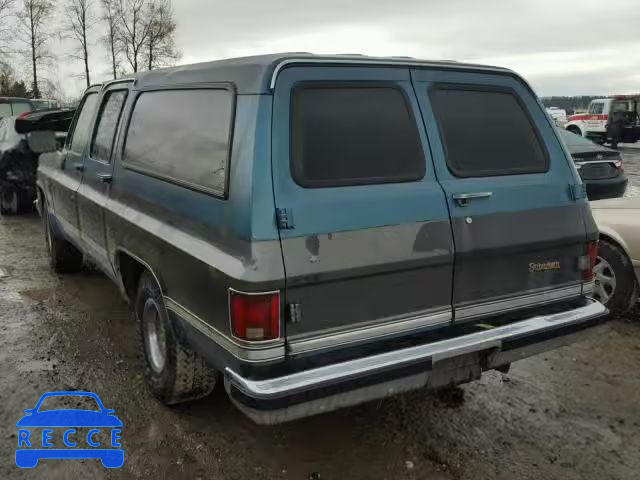 1988 CHEVROLET SUBURBAN R 1GNER16K3JF127874 image 2