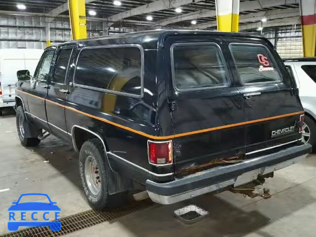 1989 CHEVROLET SUBURBAN V 1GNGV26K9KF168974 зображення 2