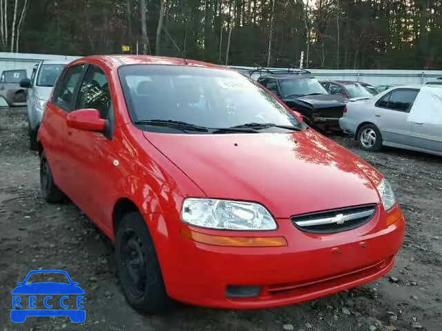 2006 CHEVROLET AVEO BASE KL1TD66676B603015 image 0