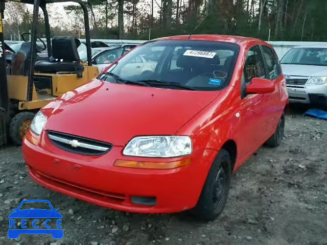 2006 CHEVROLET AVEO BASE KL1TD66676B603015 image 1