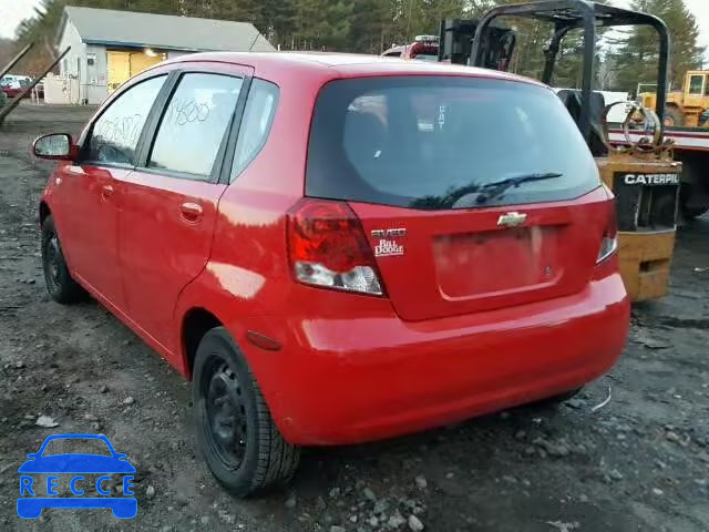 2006 CHEVROLET AVEO BASE KL1TD66676B603015 image 2