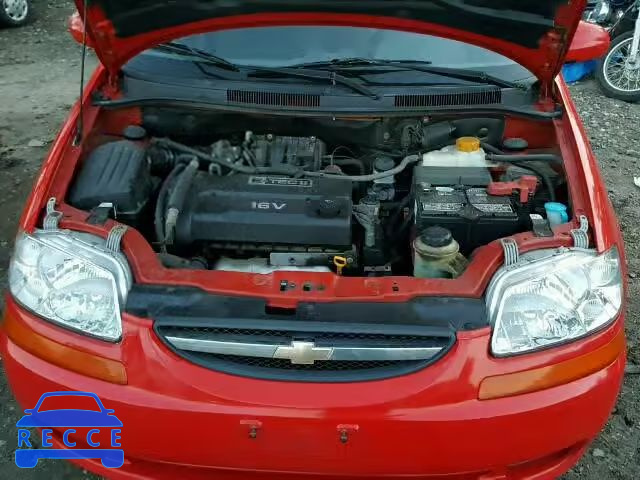 2006 CHEVROLET AVEO BASE KL1TD66676B603015 image 6