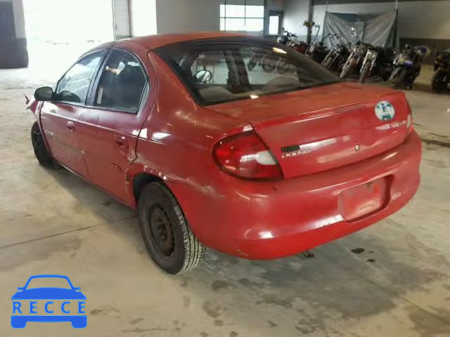 2001 DODGE NEON SE 1B3ES46C11D284503 Bild 2