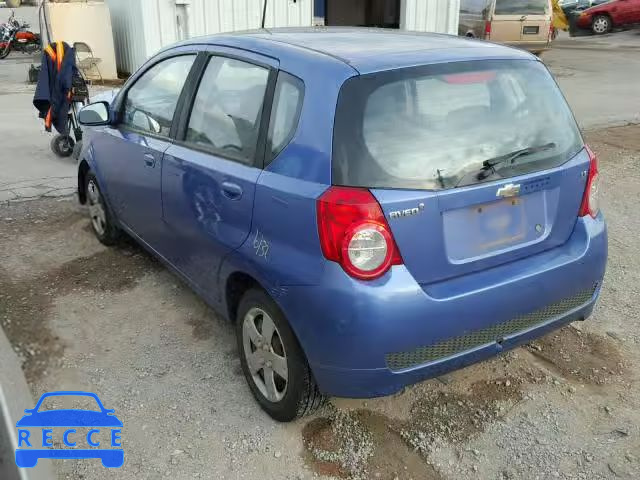 2009 CHEVROLET AVEO LS KL1TD66E49B312130 зображення 2