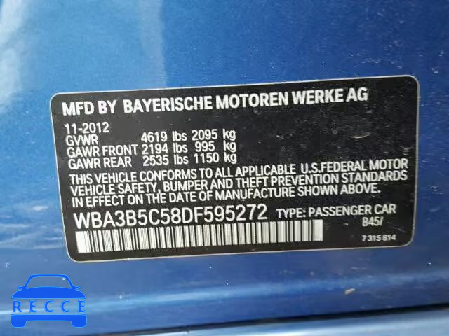 2013 BMW 328 XI SUL WBA3B5C58DF595272 image 9