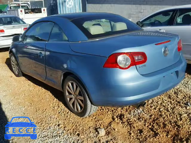 2007 VOLKSWAGEN EOS 2.0T L WVWFA71F27V015731 image 2