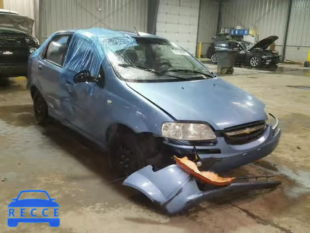 2005 CHEVROLET AVEO BASE KL1TD526X5B354627 image 0