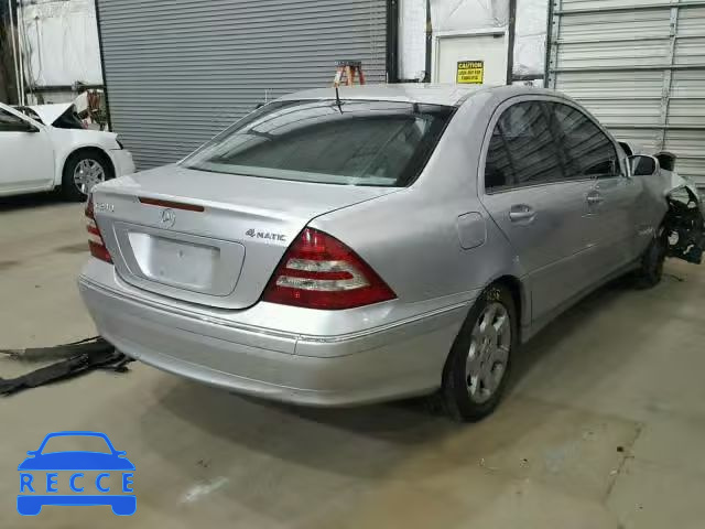 2005 MERCEDES-BENZ C 240 4MAT WDBRF81J85F670880 зображення 3