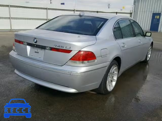 2004 BMW 745 LI WBAGN63544DS54557 зображення 3