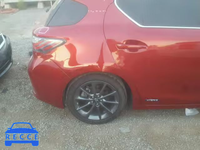 2012 LEXUS CT 200 JTHKD5BH7C2114453 зображення 8