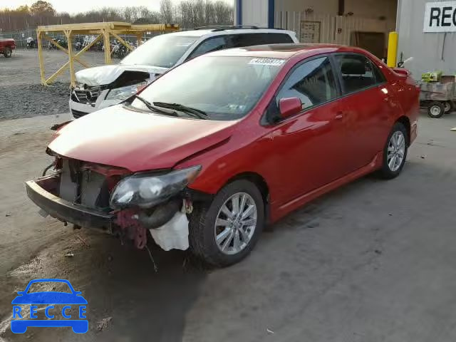 2009 TOYOTA COROLLA BA 2T1BU40E49C090367 зображення 1