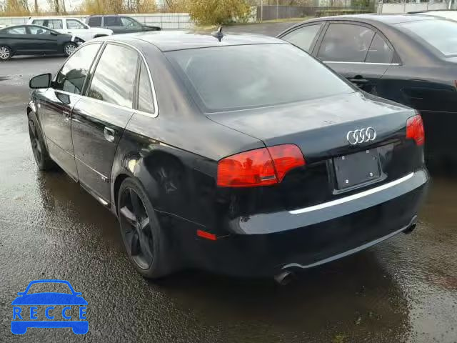 2007 AUDI A4 S-LINE WAUEH78E87A077143 image 2