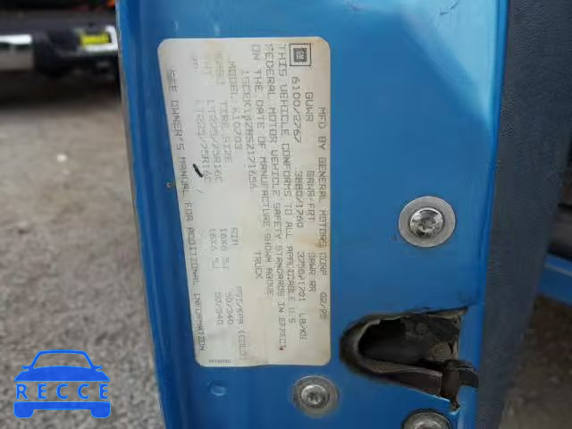 1995 CHEVROLET GMT-400 K1 1GCEK14Z8SZ171656 image 9