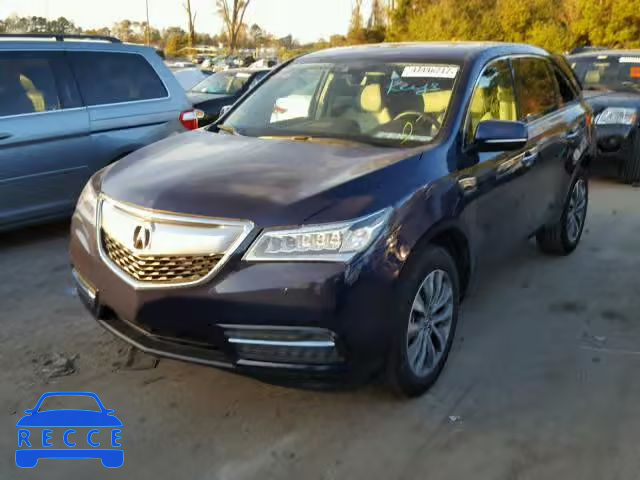 2016 ACURA MDX TECHNO 5FRYD3H4XGB015650 image 1