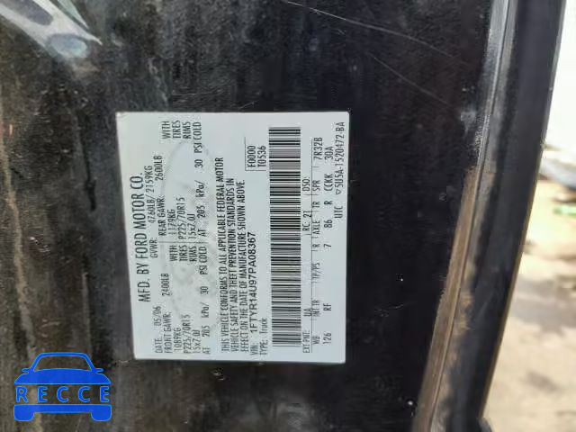 2007 FORD RANGER SUP 1FTYR14U97PA08367 image 9