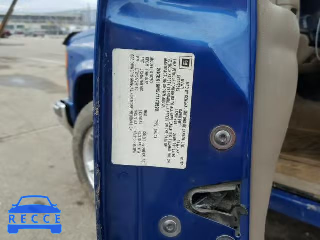 1997 CHEVROLET GMT-400 K1 2GCEK19M5V1173598 зображення 9
