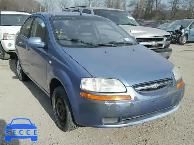 2006 CHEVROLET AVEO BASE KL1TD56646B617349 image 0