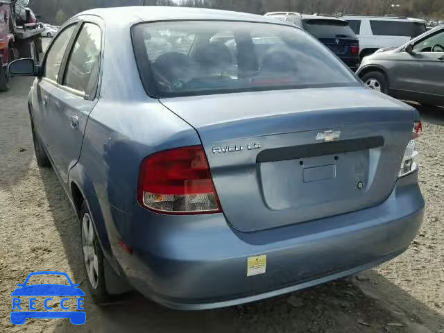 2006 CHEVROLET AVEO BASE KL1TD56646B617349 image 2