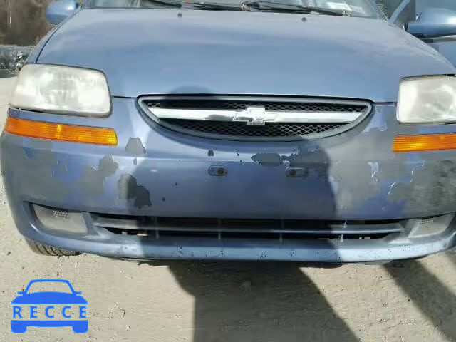 2006 CHEVROLET AVEO BASE KL1TD56646B617349 зображення 6