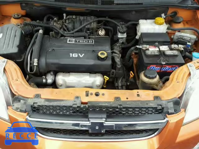 2007 CHEVROLET AVEO BASE KL1TD56667B121602 image 6