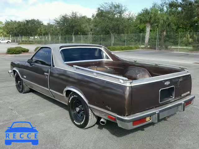 1984 CHEVROLET EL CAMINO 1GCCW80H7ER115875 image 2