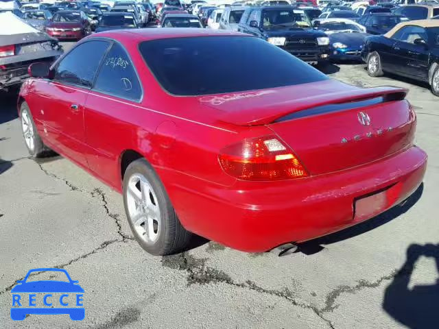 2001 ACURA 3.2CL TYPE 19UYA42601A027527 image 2
