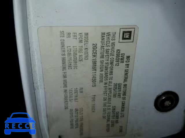 1996 CHEVROLET GMT-400 K1 2GCEK19M6T1145015 image 9
