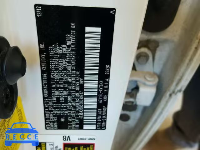 2013 TOYOTA VENZA LE 4T3BA3BB5DU039917 image 9