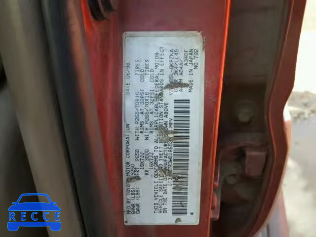 1998 TOYOTA 4RUNNER LI JT3HN87R3W0186525 image 9